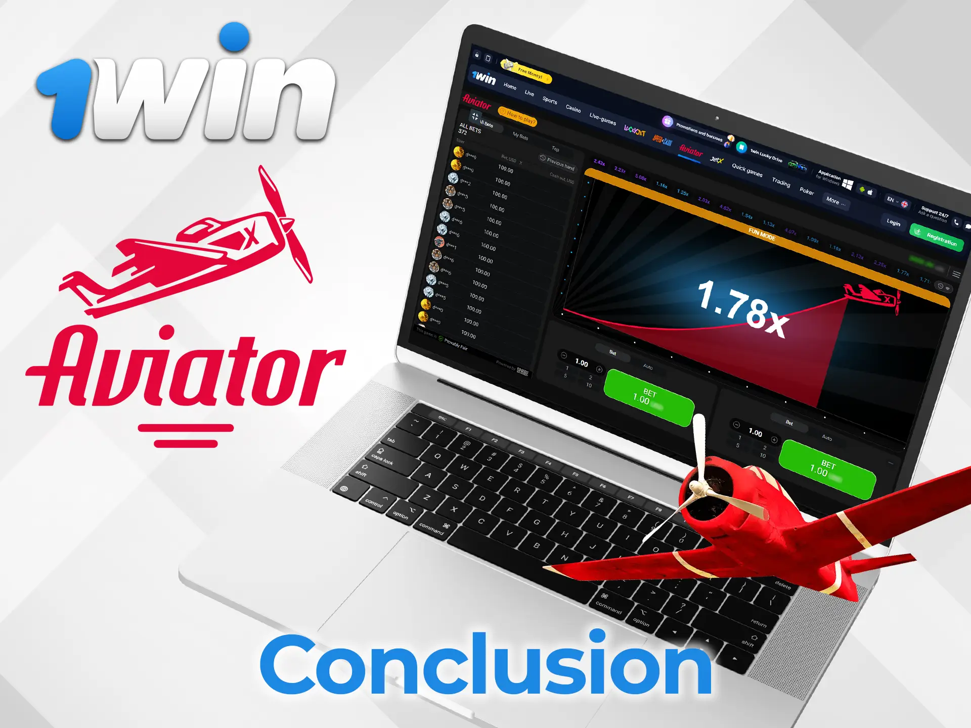 Aviator 1Win is one of the most popular and unconventional gambling game.